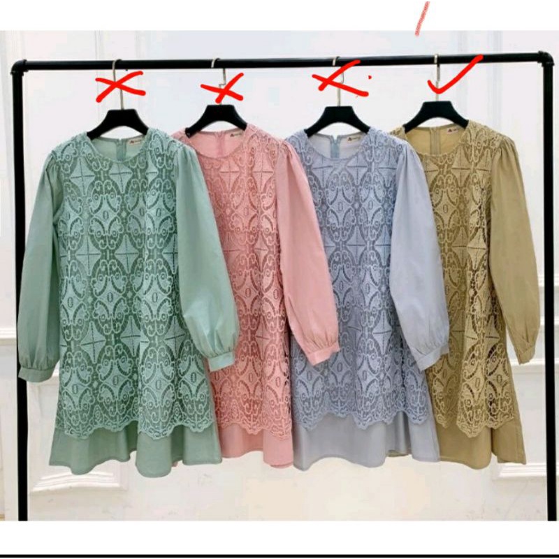 tunik brukat by cheries