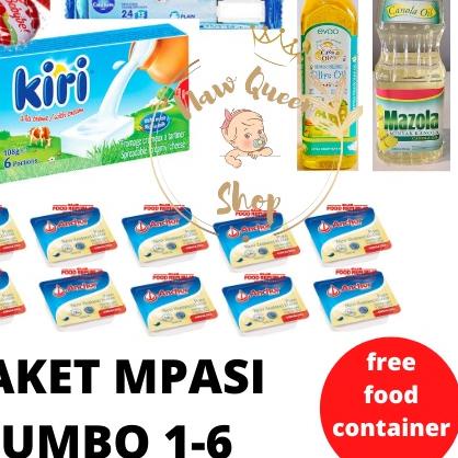 

Star PAKET MPASI LENGKAP JUMBO ( BELCUBE + KIRI + BABYBEL + CASA DI OLIVA / EVOO + MAZOLA + ANCHOR) buruan