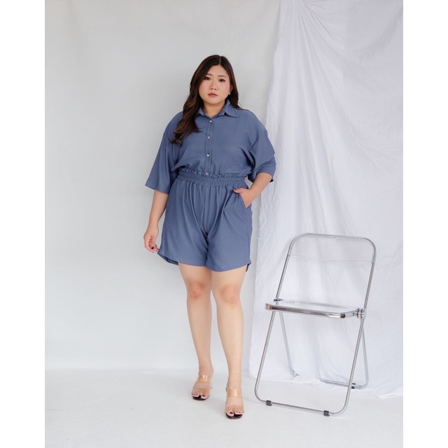 BIGWELL ADELE SET BIGSIZE/ PLUSSIZE/ PAKAIAN BIGSIZE/ PAKAIN PLUSSIZE/ PAKAIAN JUMBO/ BAJU JUMBO/ SET JUMBO/ SET PLUSSIZE