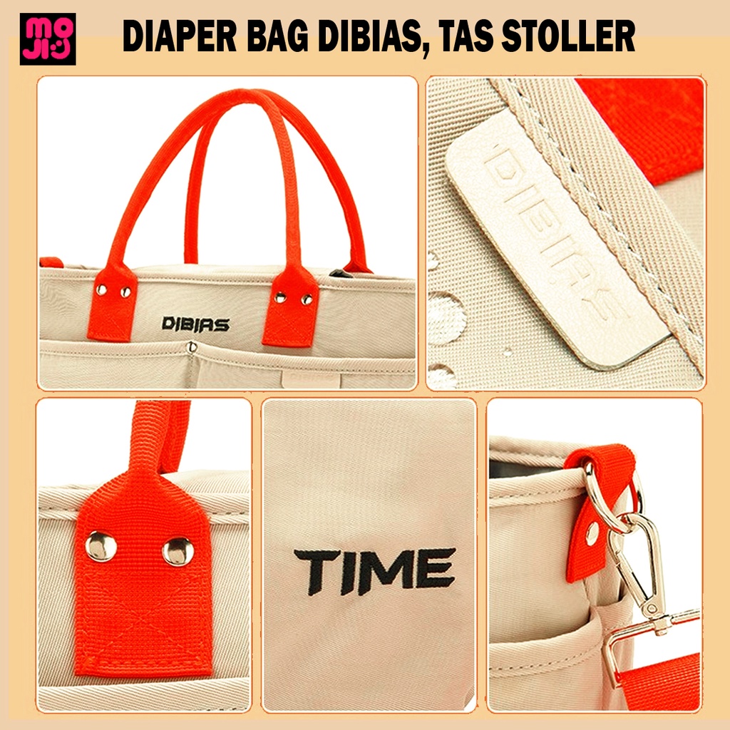 Diaper Bag DIBIAS / Tas Popok Bayi / Tas Bayi / Tas Stroller Kereta Bayi IMPORT