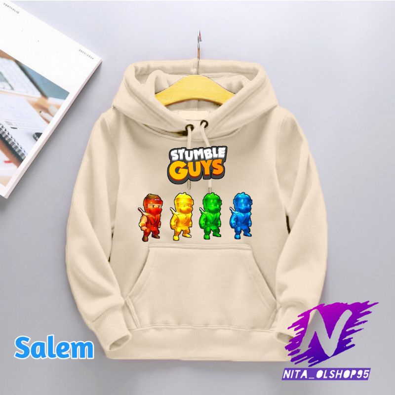 jaket hoodie anak stumble guys ninja