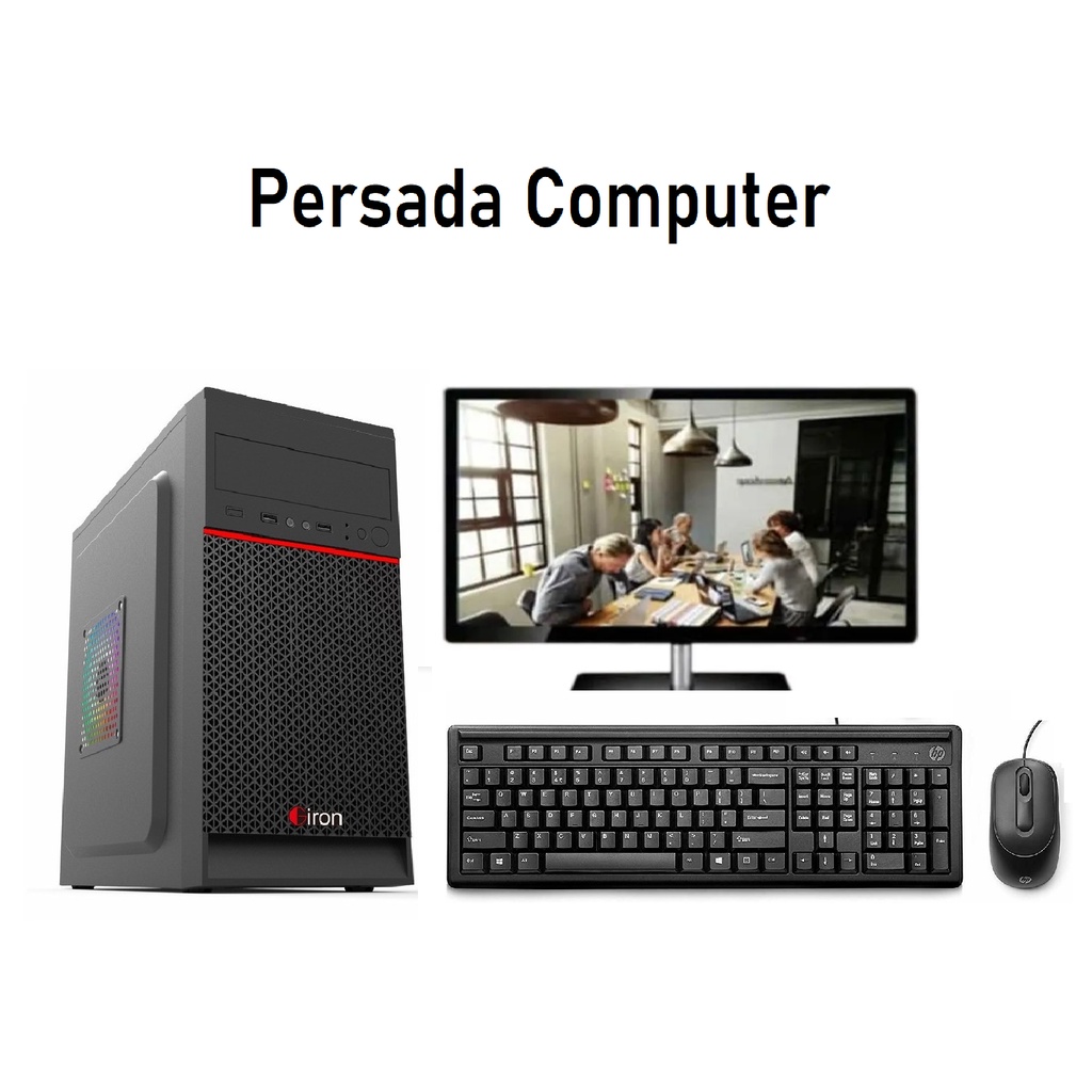 FullSet PC Rakitan Lengkap Core i5 I Ram 8GB I SSD 120GB I 500GB I LED