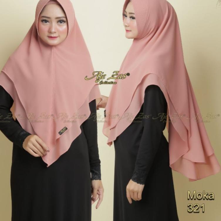 Khimar aje zas moka /mocapremium original aje zas {GYM.18Oc22q}