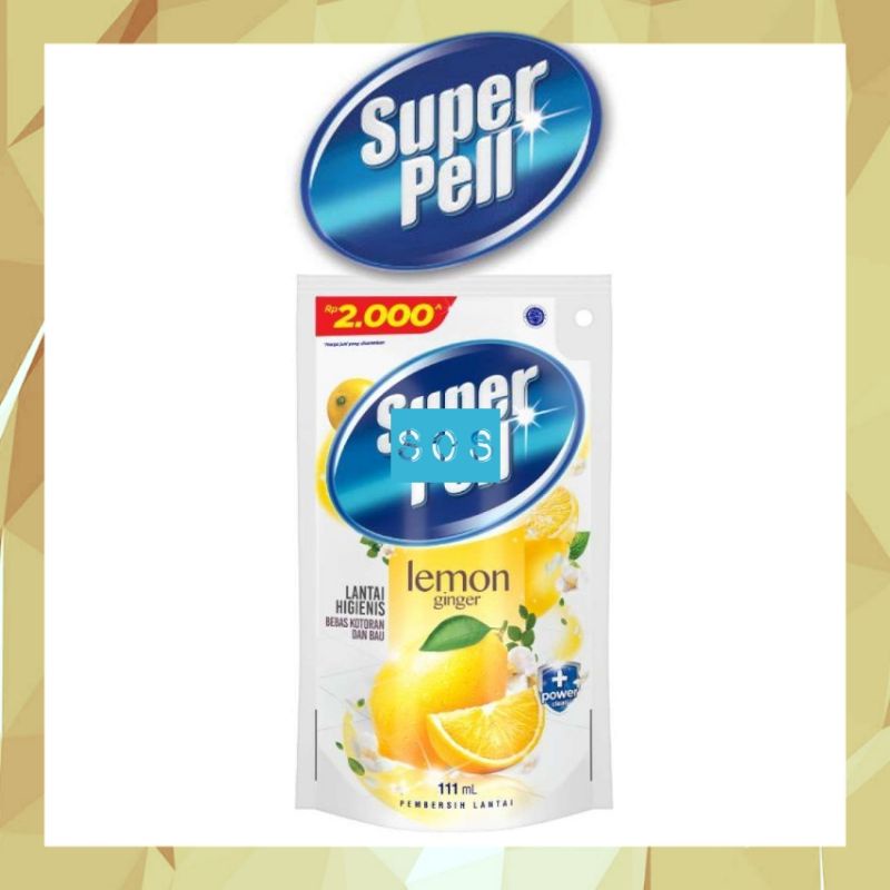 Super Pell Ginger Lemon 110 mL - superpel pel