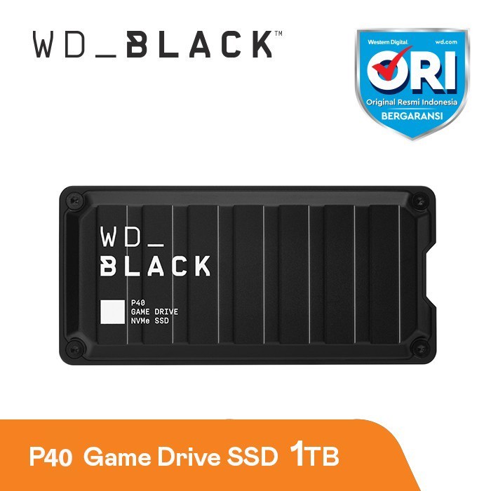 WD Black P40 1TB Game Drive - SSD Eksternal Gaming