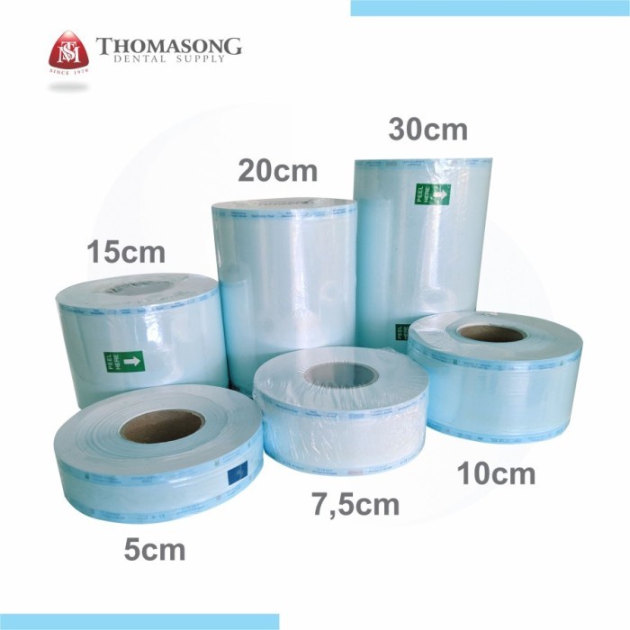 Roll Sterilization Medipack plastic steril 30cm x 200m