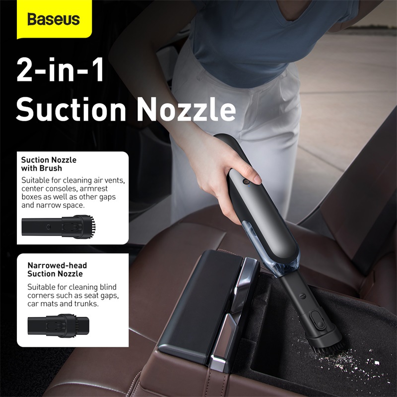 BASEUS A1 Vacuum Vakum Mini Cleaner Portable Penyedot Penghisap Debu Kursi Sofa Mobil