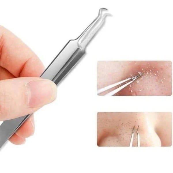 Pinset Komedo / Pinset Jerawat / Jepitan Komedo / Pencabut Komedo / Blackhead Tweezer F866