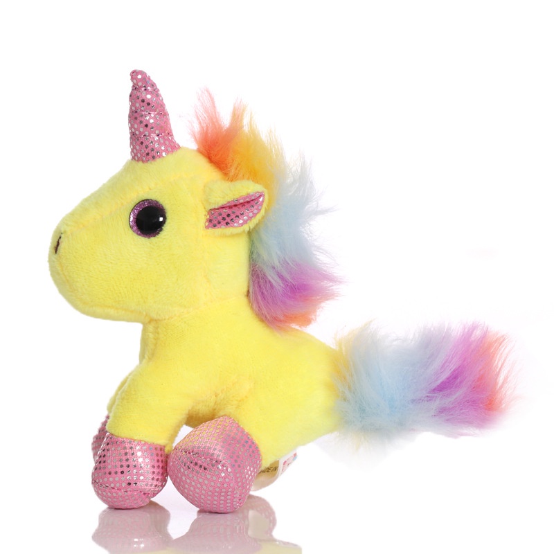 1pc Gantungan Kunci Boneka Unicorn Bahan Plush Aneka Warna Untuk Anak / Dewasa