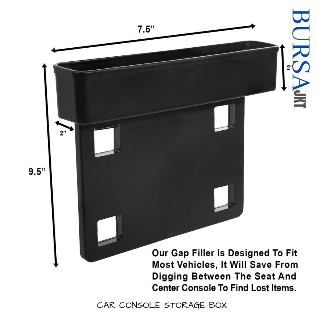 CAR CONSOLE STORAGE BOX TEMPAT PENYIMPANAN TAMBAHAN DI MOBIL EXTEND KOMPARTEMEN