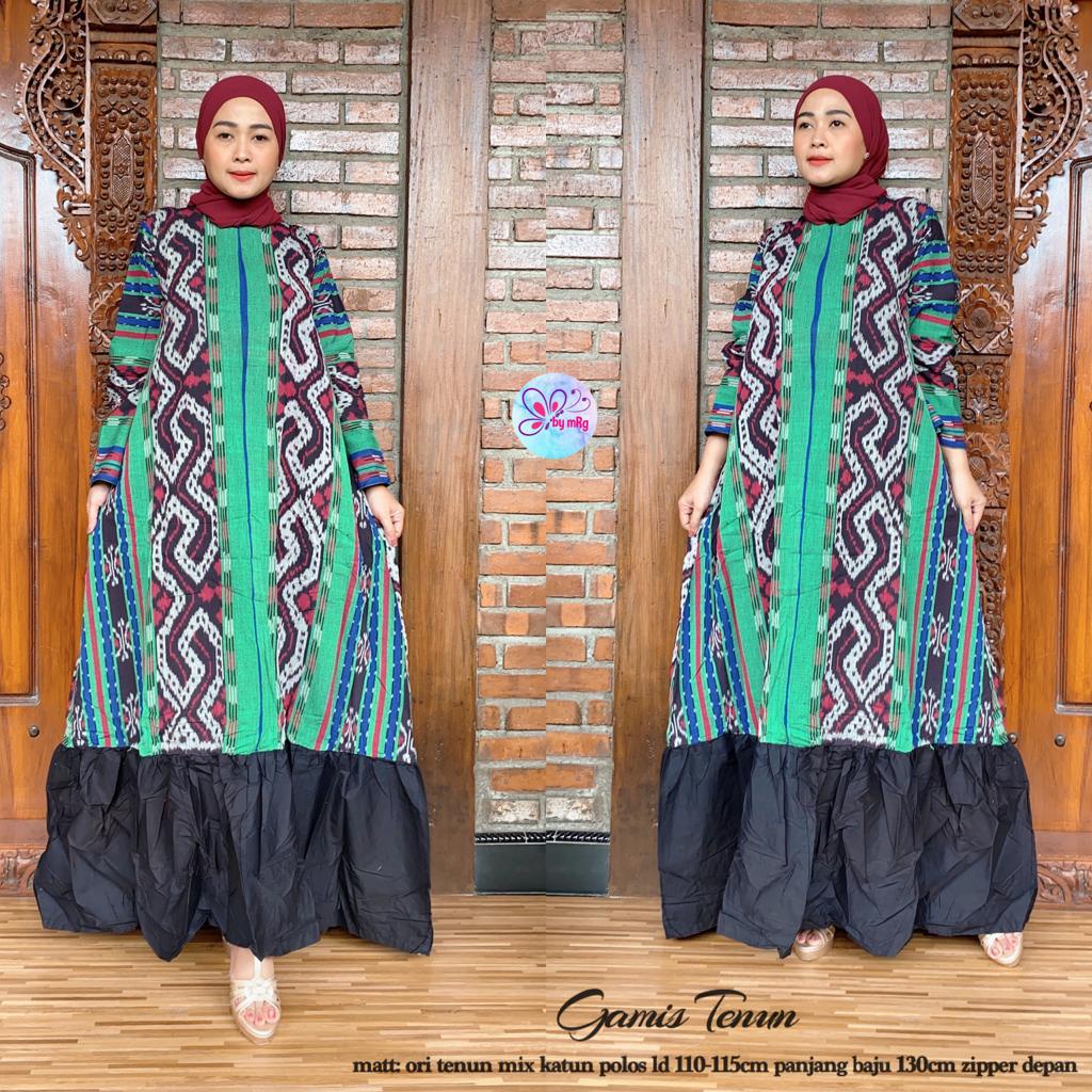 Midi Dress Tenun Etnic