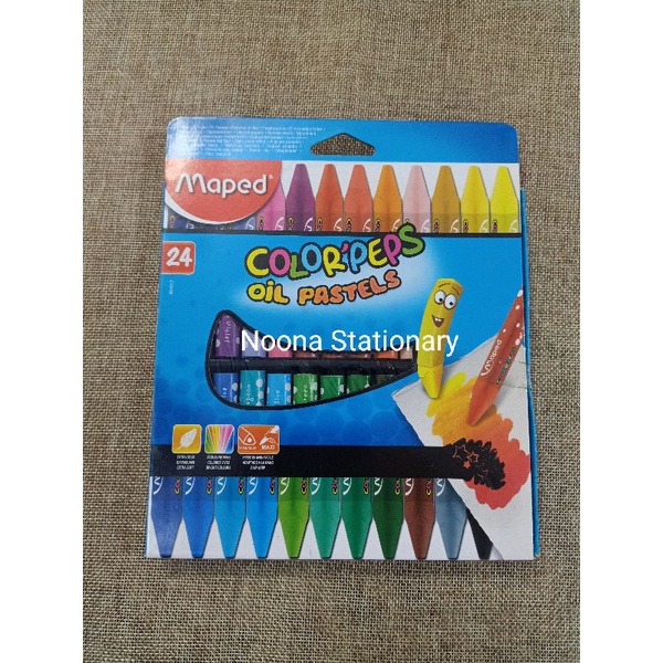 

Crayon 24 Warna Maped / Oil Pastels Maped 24 Color