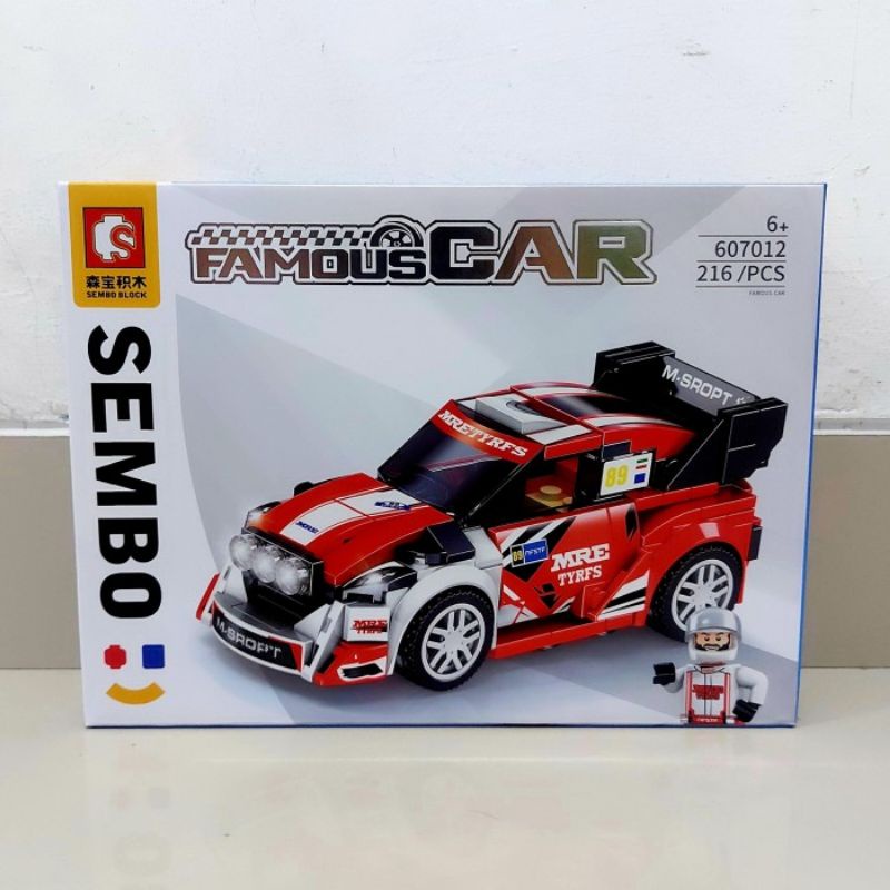 Sembo Block Famous Car Sedan - Mainan Brick Mobil Anak Blocks 068