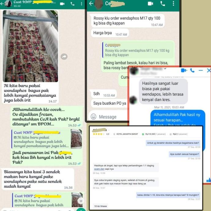 

[COD] Wendaphos M17 Phospate Pengenyal Bakso / Sosis / Nugget (450gr) [COD]