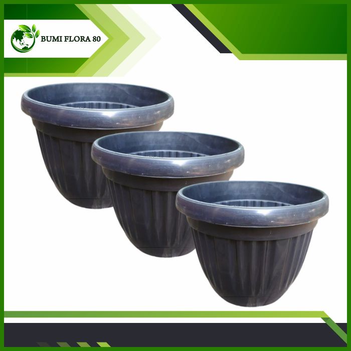 pot grace 35 hitam bibir/pot grace/pot bunga/pot plastik
