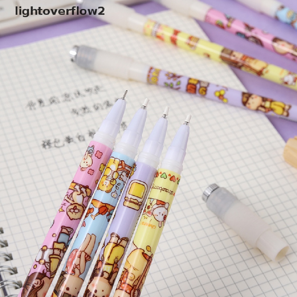 (lightoverflow2) Pulpen Gel Luminous Anti Slip Untuk Anak / Dewasa