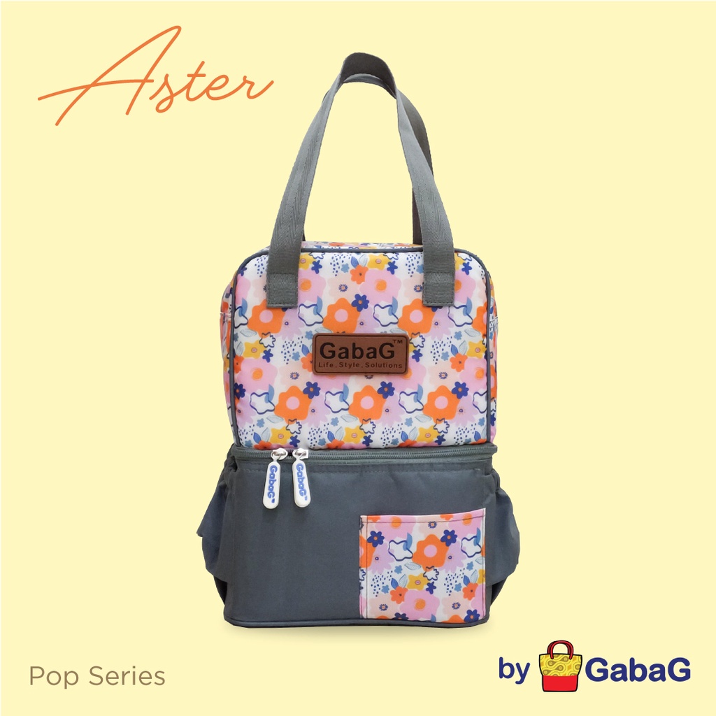 Zeus Gabag Cooler Bag POP Series Motif Ceri, Nuri, Gendis, Lavender - aira - Tas Asi - Free 2 Ice Gel