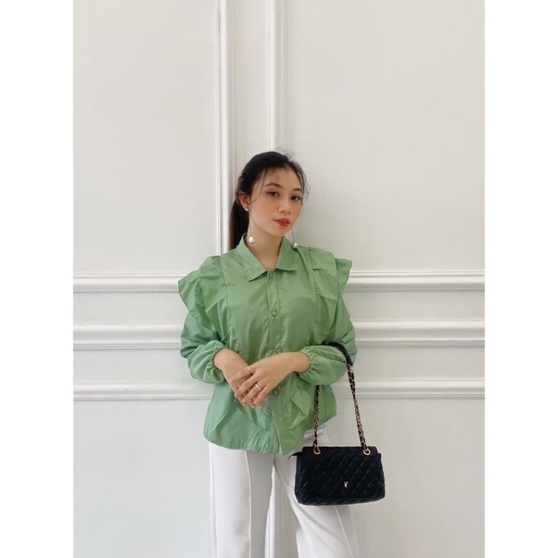 LELANA TOP BLOUSE / FIT TO XL / PREMIUM BLOUSE WANITA / LEIKA BLOUSE / BLOUSE NANDA ATASAN WANITA KEKINIAN-