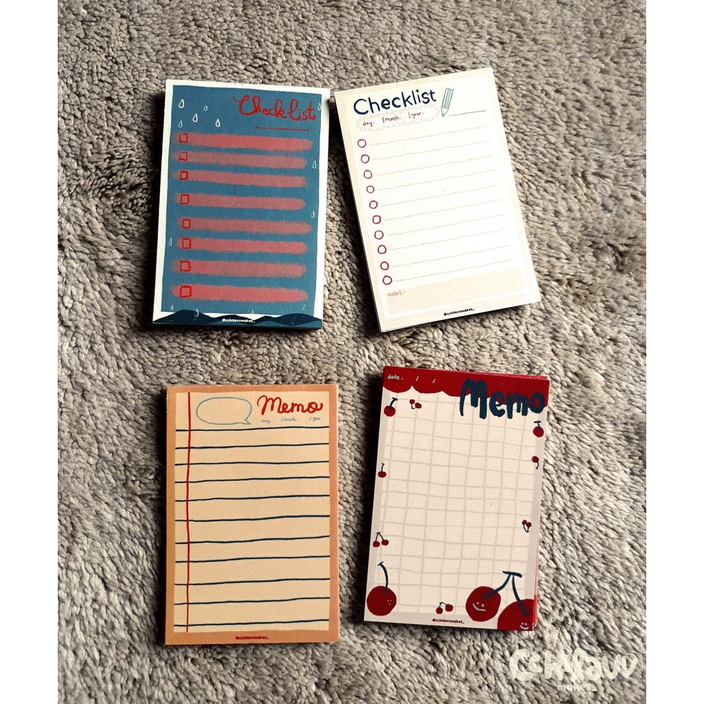 

CCHILAVVMAKES_ Long Memo Pad / Kertas Memo