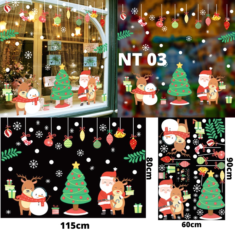 WALL STICKER WALLSTICKER NATAL WALLSTIKER STIKER SETIKER POHON TEMA MOTIF NATAL WALSTIKER WALLPAPER PAPER MERRY MERY CHRISTMAS SANTA CLAUSE TAHUN BARU DEKORASI HIASAN DINDING TEMBOK DEKOR RUANG TAMU PINTU KACA JENDELA RUMAH GANTUNGAN KAOS KAKI NATAL