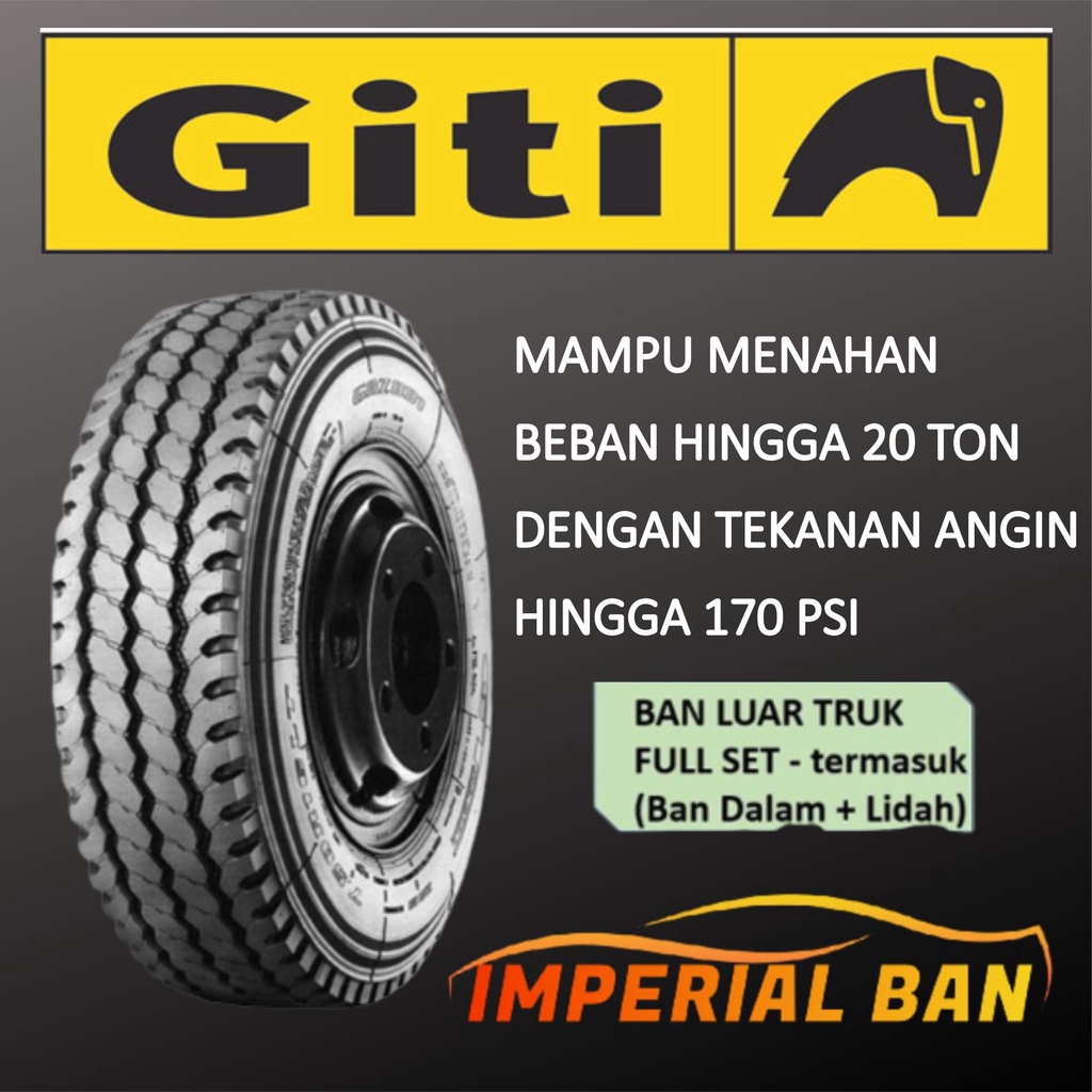 Jual Ban Truk Radial Gajah Tunggal Giti Gaz R Lt Pr Full Set Shopee Indonesia