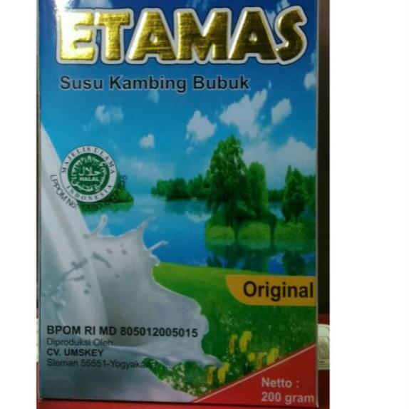

BAYAR DITEMPAT✔️Susu Kambing Bubuk Etamas Original 200 gr|KD5