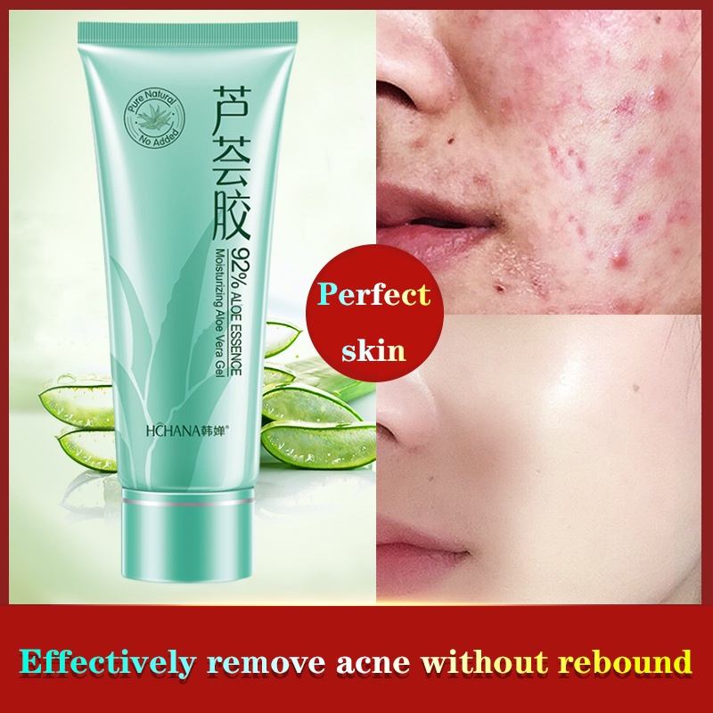 Pelembab Wajah Aloe Vera Ldah buaya Aloe Vera 40g Perawatan Kulit untuk Menenangkan Beauty Melembabk