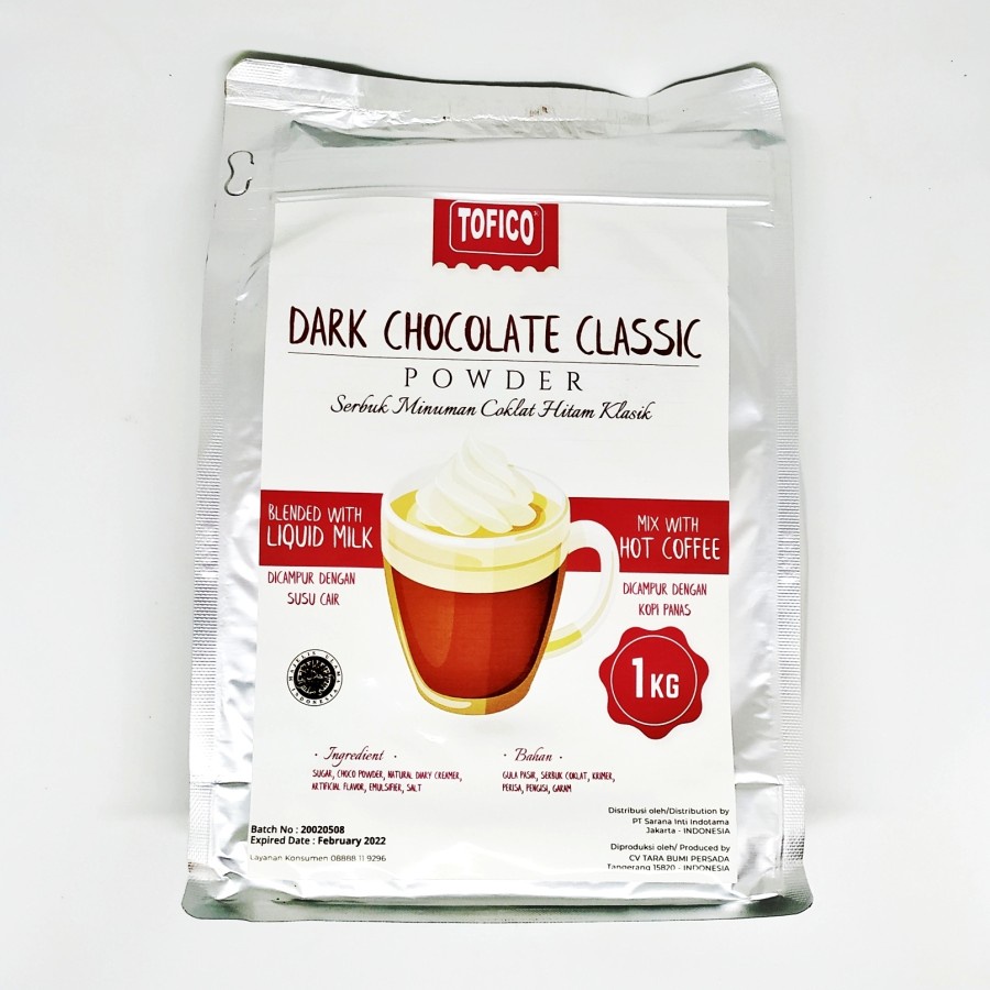 

Tofico Dark Chocolate Classic Premium Powder (Original Dark Chocolate) - 1kg