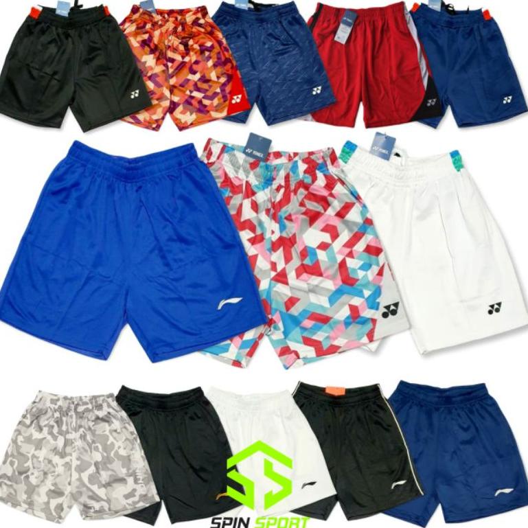 KOLEKSI CELANA PENDEKBADMINTON BULUTANGKIS PINGPONG TENIS MEJA KOLOR OLAHRAGA SPORT LARI SPIN SPORT 