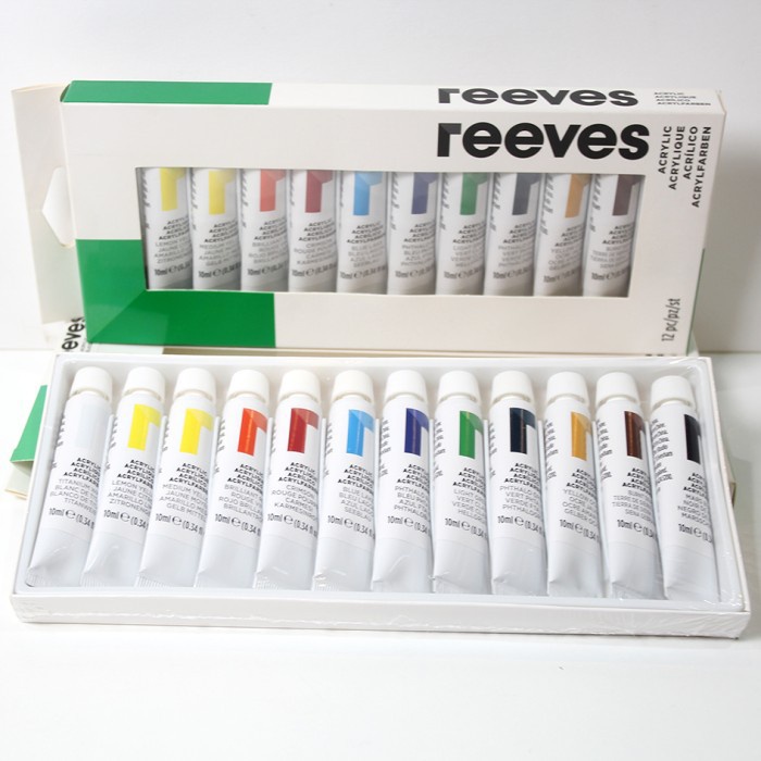 

Gramedia - Reeves 12 Acrylic Colour Set New
