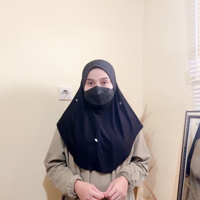 INNER HIJAB kancing 2in1 HIJAB SPORT/DAILY