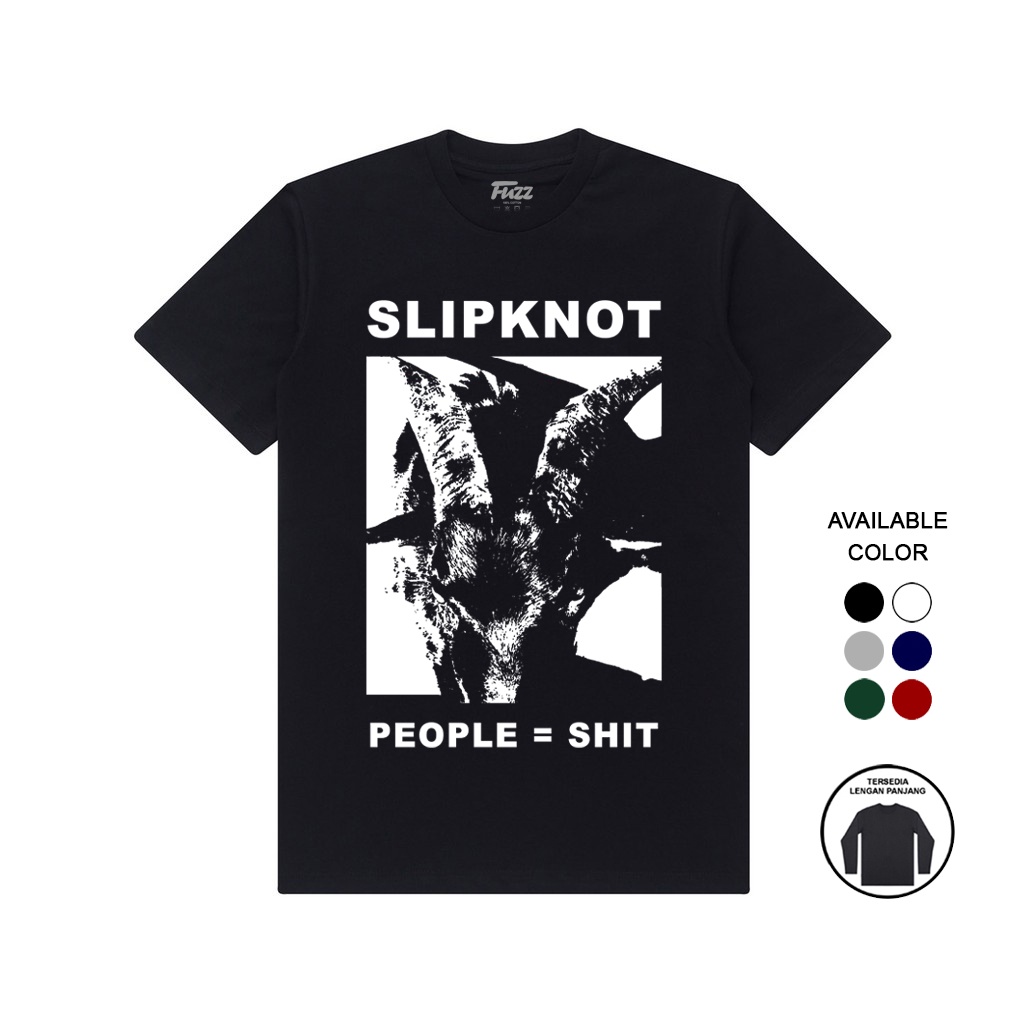 KAOS BAJU BAND SLIPKNOT T SHIRT MUSIK METAL SLIP KNOT PRIA DAN WANITA ORIGINAL BANDUNG