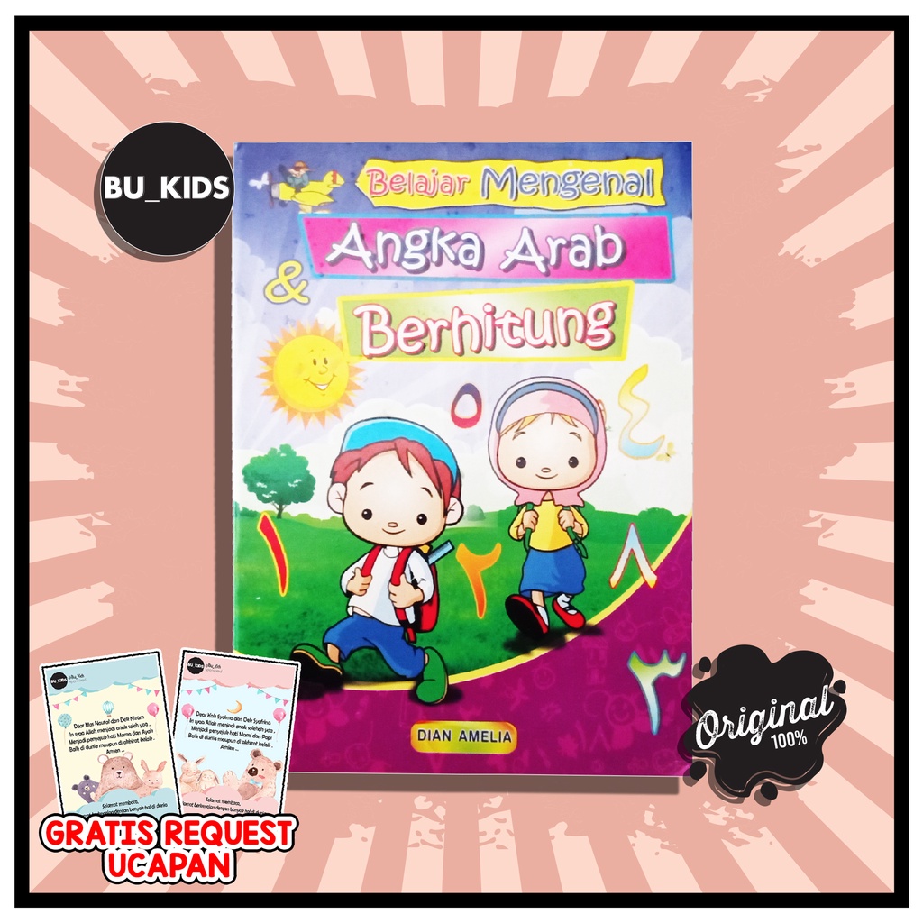 Buku Belajar Anak Tk dan Paud - Mengenal Angka Arab dan Behitung