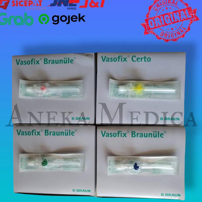 vasofix bbraun 18/20/22/24