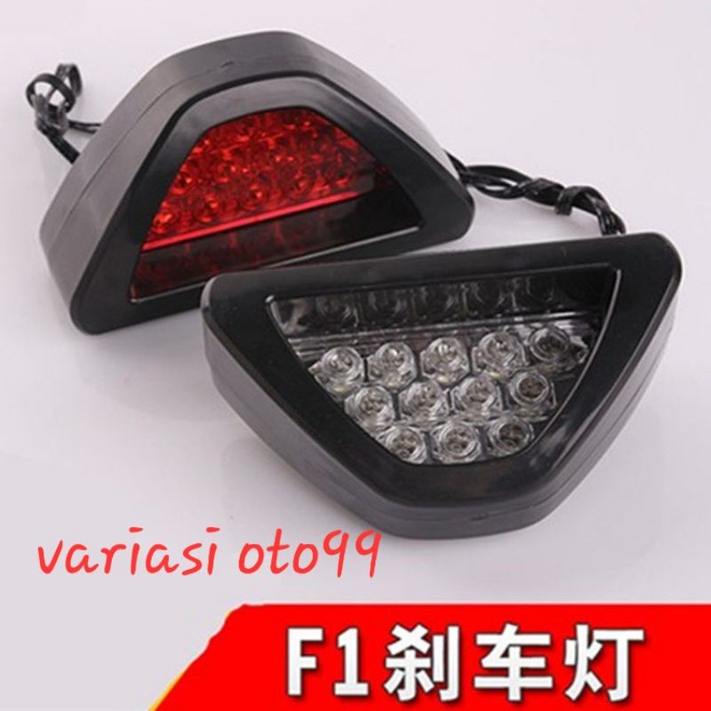 Lampu Stop Motor Mobil Segitiga LED F1