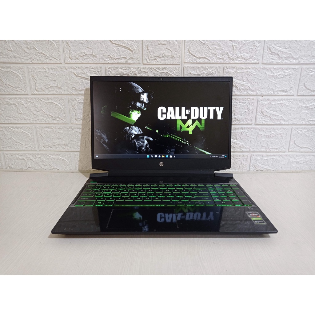 HP Pavilion Gaming 15 Ryzen 5 3550H Nvidia GTX1050 SSD Laptop Gaming Second Bekas Murah GTX 1050