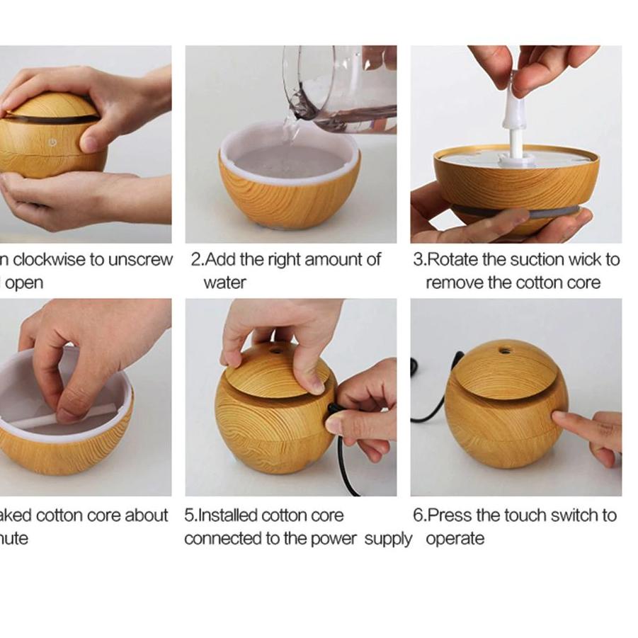Harga Termurah TAFFWARE HUMI Humidifier Aromatherapy Uap Aromaterapi pengharum ruangan essential Ult
