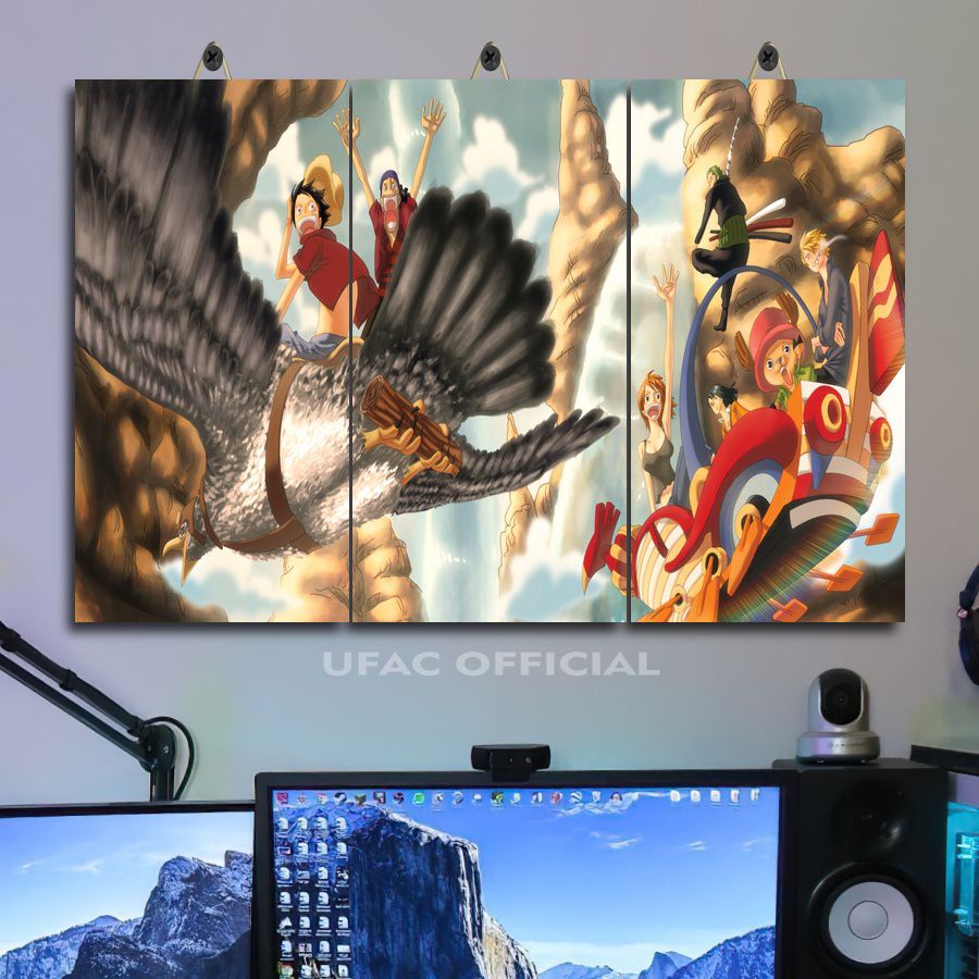 61-80 POSTER KAYU ANIME SANJI HANCOCK SABO ONE PIECE 45X30 MULTI PANEL TZSQM/UJ9EB/ POSTER KAMAR ANI