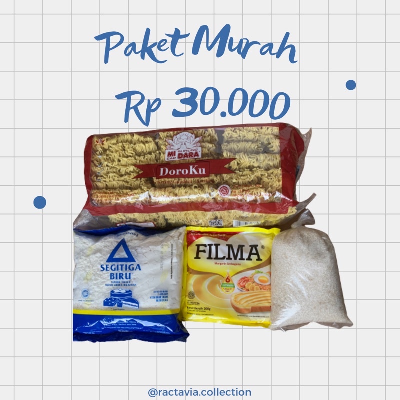 PAKET SEMBAKO MURAH 30 RIBU