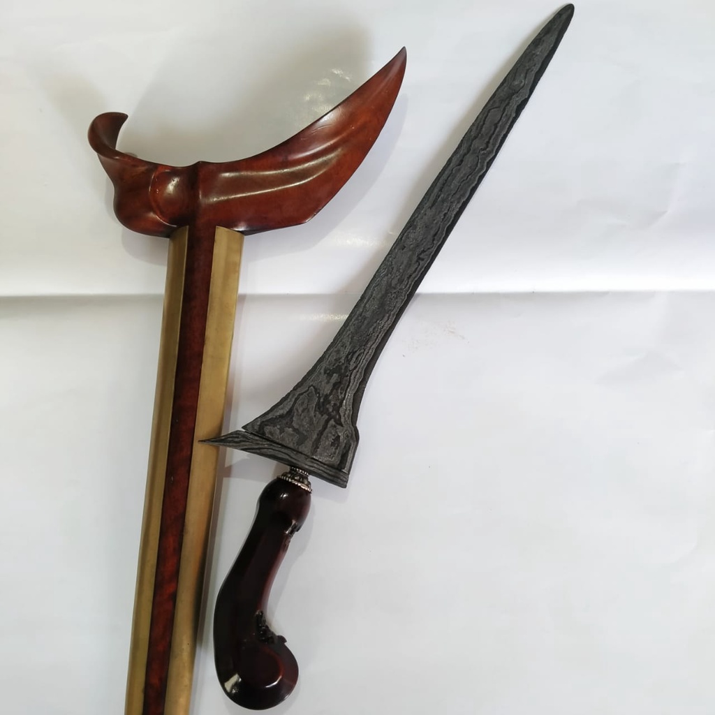 Keris Brojol Pamor Wengkon Isen Full Byor Gagah Tangguh Mataram Sepuh Kuno