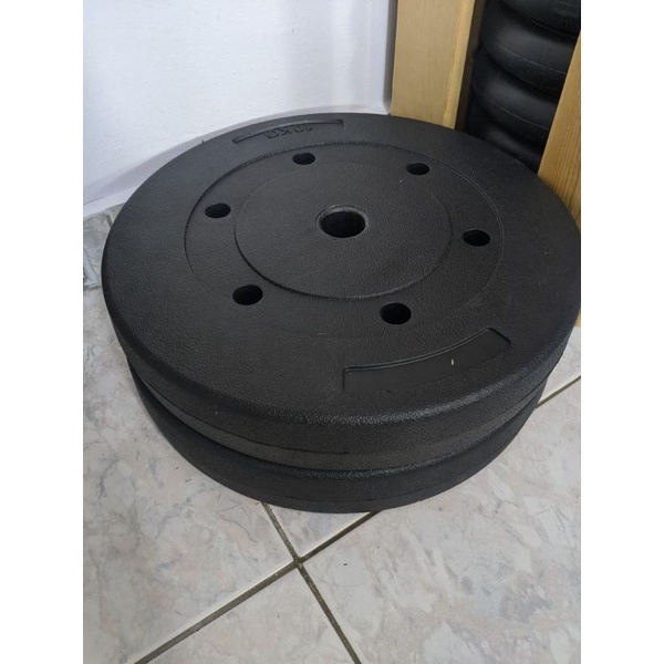 Beban barbel barbell dumbbell PVC 10 Kg