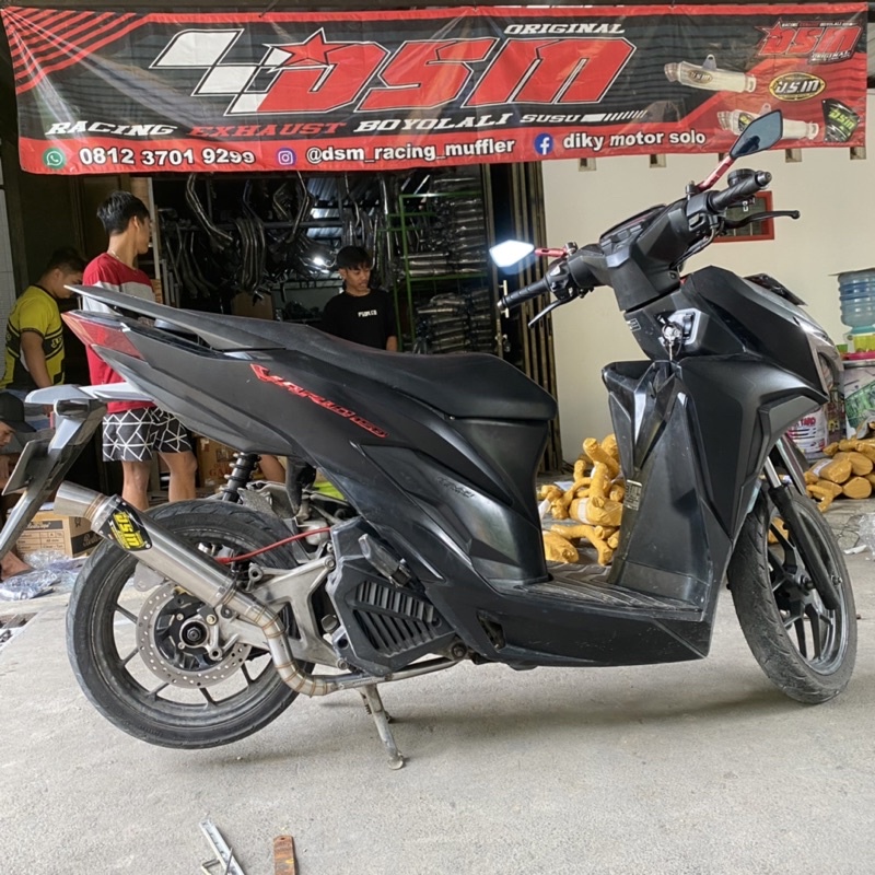 Knalpot Dsm Drag vario 150 vario 110 carbu vario 125