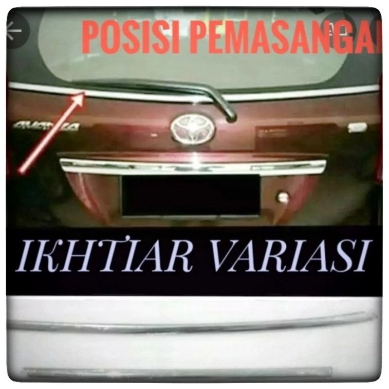 List Kaca Bagasi Xenia 2012 2019 List Kaca Belakang Avanza Veloz 2012 2019 Lis Kaca Avanza All New