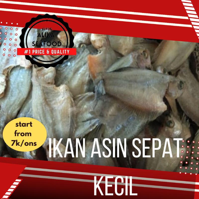 

IKAN ASIN SEPAT KECIL 250GRAM