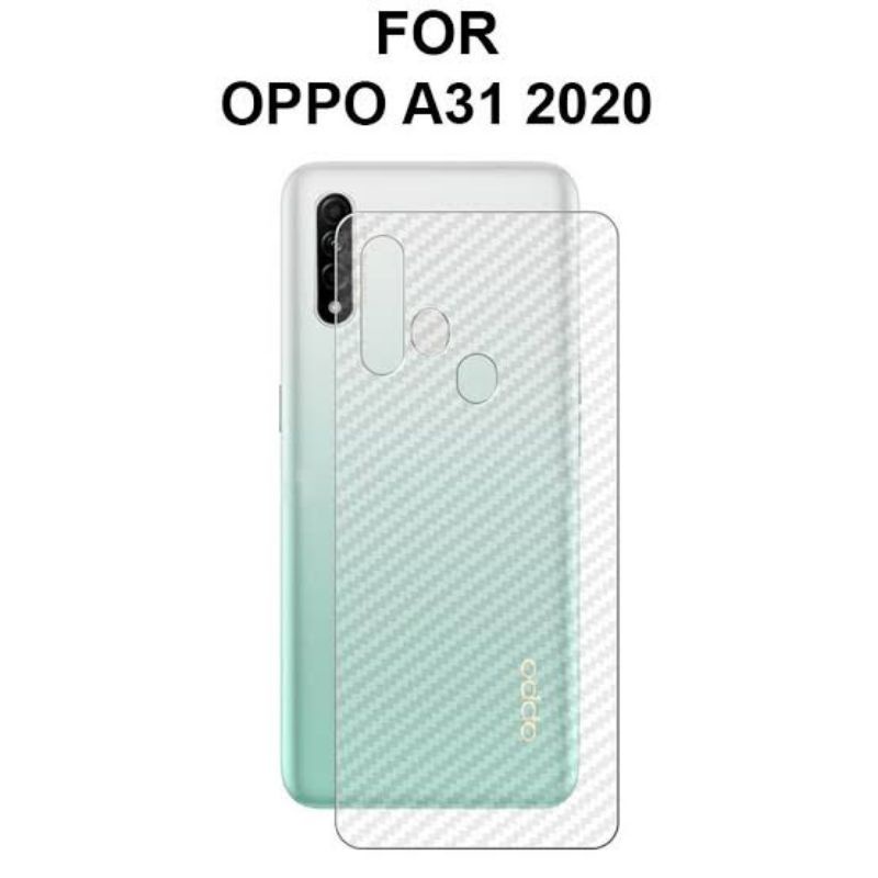 Antigores Skin Carbon Oppo A31