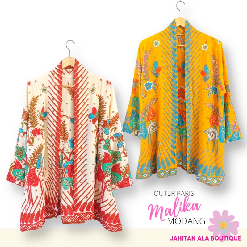 OUTER MODANG  - Bolero Batik Bahan Paris Adem Lembut - Atasan Batik Wanita Kasual