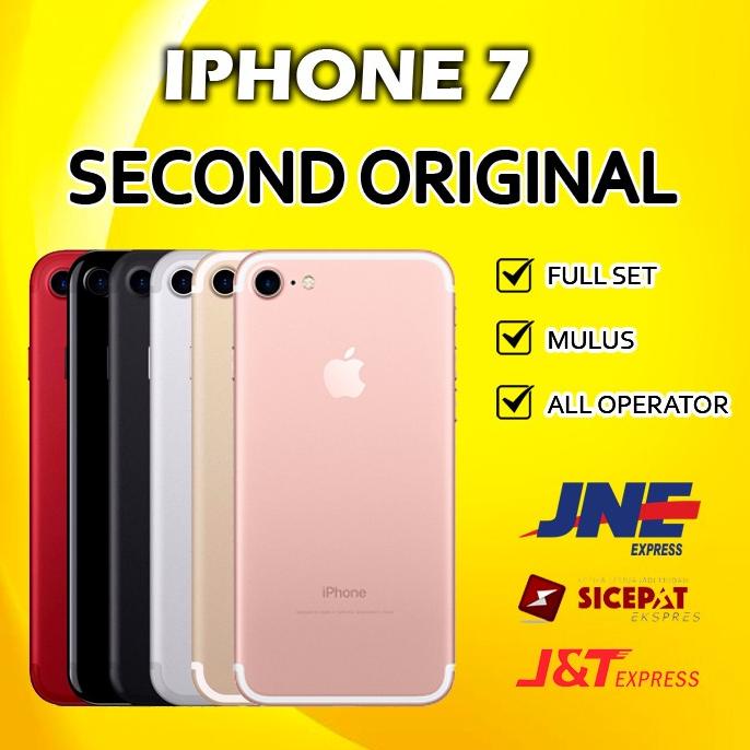Jual [ Hp Bekas / Second ] Iphone 7G Fullset Second Original 100% Mulus
