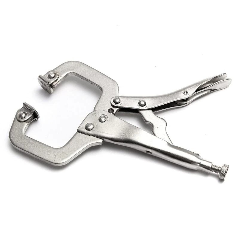 Tang Penjepit Vise Grip Welding Mouth C Clamp 11 Inch - A161 - Silver