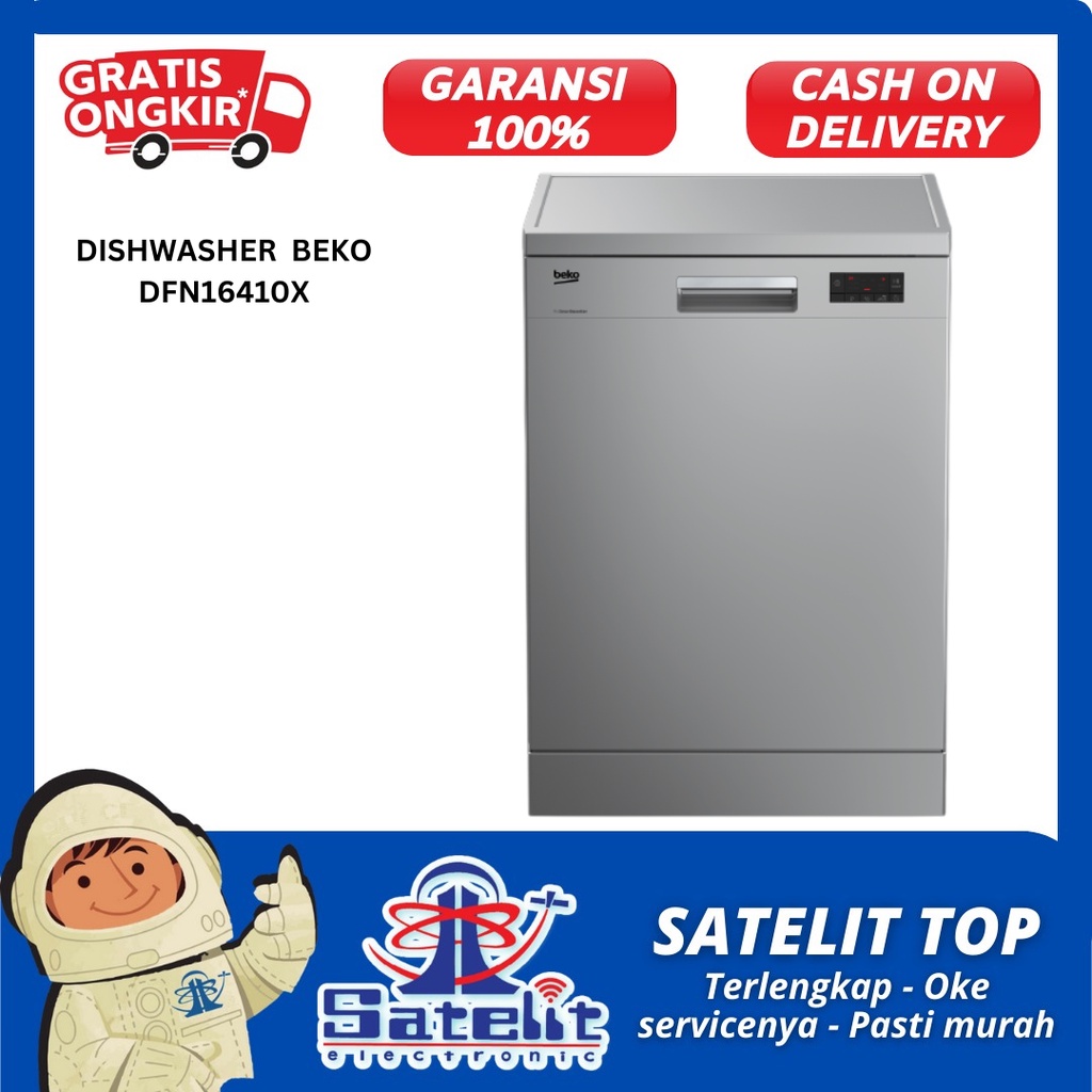 Jual MESIN PENCUCI PIRING / DISHWASHER / BEKO DFN16410X / PROMO