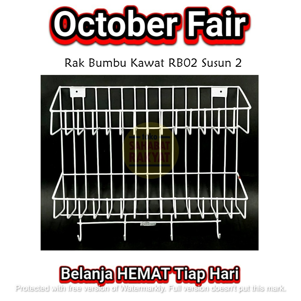 Rak Kawat Bumbu/Rak Kawat Kamar Mandi